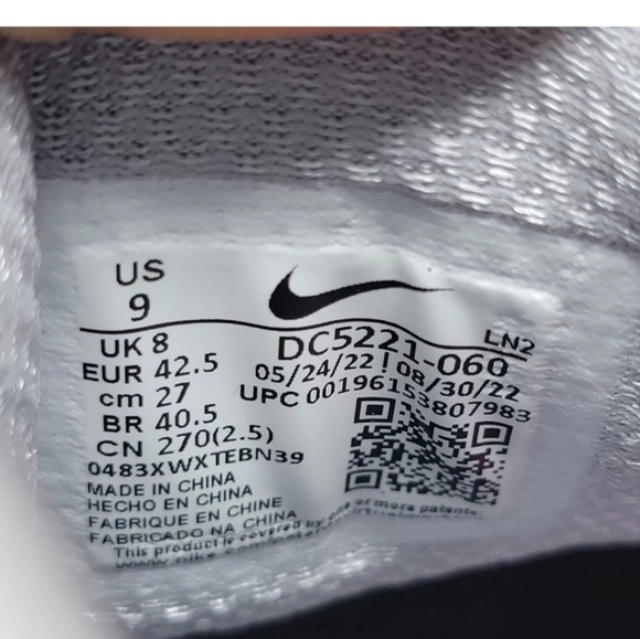 Nike Air Zoom Infinity Tour Next% Men's Size Multi Wolf Grey Pink DC5221-060 New - Picture 11 of 11